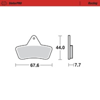 Moto-Master Laverda SinterPro Racing Front Brake Pads