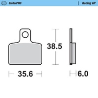 Moto-Master Montesa SinterPro Racing GP Rear Brake Pads