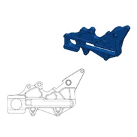 Moto-Master Husqvarna Blue Rear Caliper Adapter