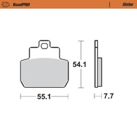 Moto-Master Piaggio Sintered Rear Brake Pads