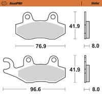 Moto-Master Benelli Sintered Left Front Brake Pads