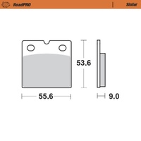 Moto-Master Norton Sintered Left Front Brake Pads