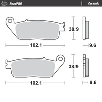 Moto-Master Buell Ceramic Left Front Brake Pads