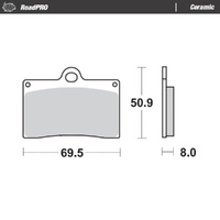 Moto-Master Gas Gas Ceramic Left Front Brake Pads