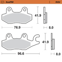 Moto-Master Triumph Sintered Right Front Brake Pads