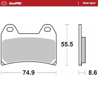 Moto-Master Benelli Sinter Sport Front Brake Pads