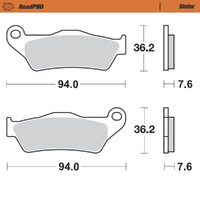 Moto-Master Harley Davidson Sintered Rear Brake Pads