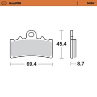 Moto-Master Aprilia Sintered Right Front Brake Pads