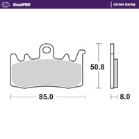 Moto-Master Harley Davidson Carbon Racing Front Brake Pads