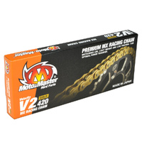 Moto-Master V2 420 130 Link Gold MX Race Chain