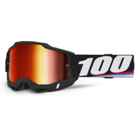 100% 'Accuri 2' MX Goggles - Magnus(Red Mirror Lens)