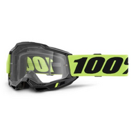 100% 'Accuri 2' Youth MX Goggles - Yellow (Clear Lens)