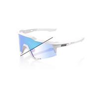 100% 'Speedcraft' Sunglasses - Bastille Pearl WHite