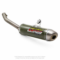 YZ85 19-26 Ti-2 SHORTY SILENCER, CARBON / KEVLAR / TITANIUM