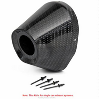 T5/T6 4.5 CARBON END CAP | 4.5 outer, with 1.5 hole