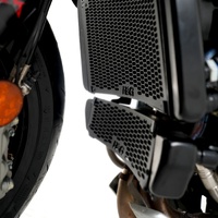 R&G PRO Radiator Guard BLACK - MV Agusta Brutale 800RR '22-