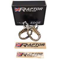 Raptor Titanium TM Edge Footpegs