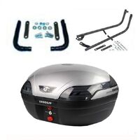 Coocase S48 Astra Luxury Topbox 48L - Silver - Complete Kit