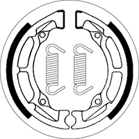 SBS 2020 BRAKE SHOES | WITH SPRINGS