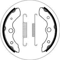 SBS 2044 BRAKE SHOES | WITH SPRINGS
