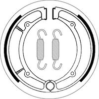 SBS 2066 BRAKE SHOES | WITH SPRINGS
