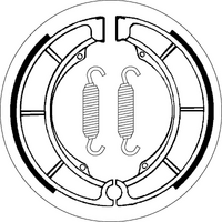 SBS 2098 BRAKE SHOES | SBS SPECIAL ORDER BRAKE SHOES