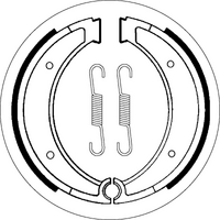 SBS 2116 BRAKE SHOES | WITH SPRINGS