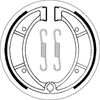SBS 2117 BRAKE SHOES | WITH SPRINGS