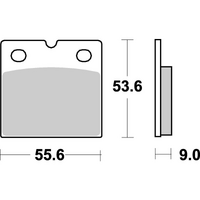 SBS 506LS REAR PADS | SINTER STREET