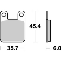 SBS 559RSI FRONT/REAR PADS | SINTER OFF ROAD RACE