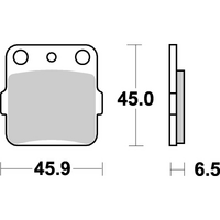 SBS 584RSI FRONT/REAR PADS | SINTER OFF ROAD RACE