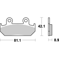 SBS 593HS FRONT PADS | SINTER STREET