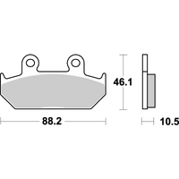 SBS 647HS FRONT PADS | SINTER STREET