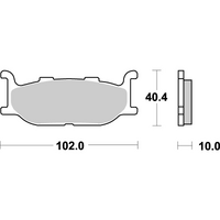 SBS 663HS FRONT PADS | SINTER STREET