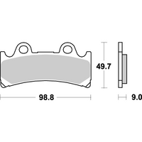 SBS 683HS FRONT PADS | SINTER STREET