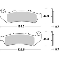 SBS 685HS FRONT PADS | SINTER STREET