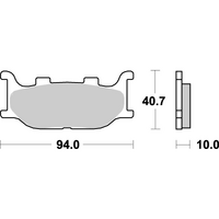 SBS 691HS FRONT PADS | SINTER STREET