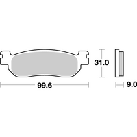 SBS 728LS REAR PADS | SINTER STREET