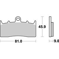 SBS 778SP FRONT PADS | EVO SINTER STREET