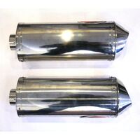 Scorpion YZF1000R1 09 Stainless Steel Oval Exhaust Muffler (Pair)