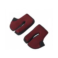 SHARK BAMBOO CHEEK PADS RED suit RACE-R PRO (sizes from 25mm - 45mm)