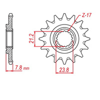 MTX 1344 Hornet Lightweight Steel Front Sprocket #520 (14T) (10B-1344-14)
