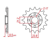 MTX 1441 Hornet Lightweight Steel Front Sprocket #520 (14T) (10B-441-14)