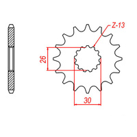 MTX 1183 Steel Front Sprocket #525 (18T) (10-TR4-18)