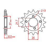 MTX 1309 Steel Front Sprocket #520 (15T) (10-103-15)