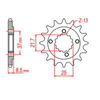 MTX 1309 Steel Front Sprocket #520 (16T) (10-103-16)