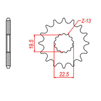 MTX 433 Steel Front Sprocket #525 (14T) (10-307-14)