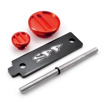 SPP Engine Plug Kawasaki KX250F 04-07 Suzuki RMZ250 Red