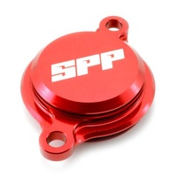 SPP Oil Filter Cover Yamaha YZ250-450F/Fx Wr250-450F Red