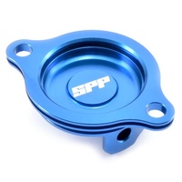 SPP Oil Filter Cover Honda CRF250R Blue